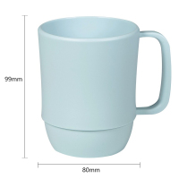 茶花(CHAHUA)350ml美刻马克杯蓝色054001
