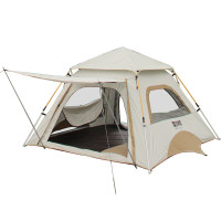 趣游帮 铝杆360°通风四方轻奢露营帐篷 (Y516)