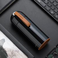 茶花(CHAHUA) 齐乐不锈钢纤巧杯320ml 黑色053016 尺寸:6.5*6.5*18.2cm