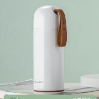 茶花(CHAHUA) 齐乐不锈钢纤巧杯320ml 白色053016 尺寸:6.5*6.5*18.2cm