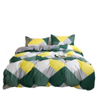 啄木鸟(plover)卡肤棉四件套-格调人生ZMN-SX-02 被套*1 床单*1 枕套*2