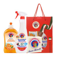 [内蒙地区可发]大公鸡管家红色[三件套]洗洁精+油污净+马赛皂-dgjlh3