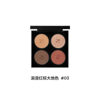 [内蒙地区可发]完美日记 四色精萃眼影03红棕