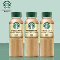 星巴克 星选咖啡饮料芝士奶香拿铁270ml*3瓶装