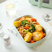 [内蒙地区可发]BDCT3008A101北鼎 饮食器具 CT3008A1 24cm猪猪盒 浅杉绿