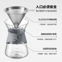 [内蒙地区可发]Y02013000001北鼎 CD2013/用品 600ml过滤分享一体玻璃壶 透明