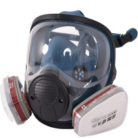 实验室防毒面具全面罩全脸防护 G500面具七件套硅胶
