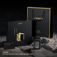 有色 DH01充电防风电弧打火机(黑金)