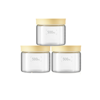 [内蒙地区可发]BD1300000424北鼎 CS1013/A2 密封罐 小鹅黄 500ml 3个装 含刻度