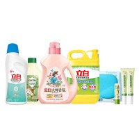 立白全家福洗护组合 套餐-C款 2640g+260ml+手口湿巾80片*1包+唇膏*1
