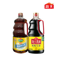 海天 舌尖味蕾组合-I(精制料酒1.28L+鲜味生抽1.28L)