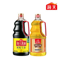海天 舌尖味蕾组合-K(压榨大豆油1.28L+鲜味生抽1.28L)