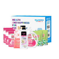 立白家庭洗护套装8件套 毛重:2.8kg 体积:260*150*180mm