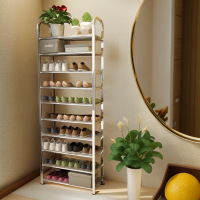 鞋架不锈钢多层经济型防尘简易组合 10层 长60*宽25*高158