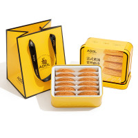 (春节产品)榴芒一刻 法式黄油蕾丝曲奇饼干 2盒 200g