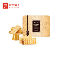 (春节产品)良品铺子 良品甄选黑松露海盐什锦饼干502g