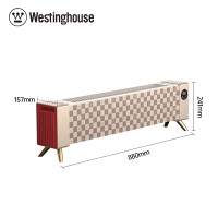 西屋 踢脚线取暖器 WTH-S600 无衣架 [AI声控+石墨烯速热]柔雅杏