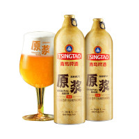 青岛啤酒原浆 7天新鲜直送原浆13度1L[预售] 2桶