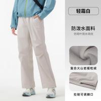 骆驼(CAMEL) A25CZ19219情侣款软壳裤女款:女/轻霜白 XL