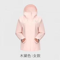 骆驼(CAMEL)户外冲锋衣单冲 木黛色 女 A25CA6B182 3XL