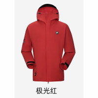 骆驼(CAMEL) 户外熊猫单层冲锋衣 A34BA46169B 极光红 男女同款 XL