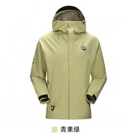 骆驼(CAMEL)户外熊猫单层冲锋衣 A34BA46169B 青果绿 男女同款 S