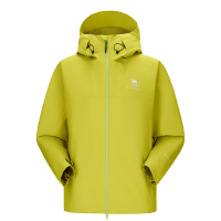 骆驼(CAMEL)户外单层硬壳冲锋衣 A13CATR157A 夜光黄 男 3XL