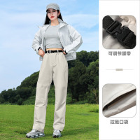 骆驼(CAMEL) A1W146120情侣款冲锋裤女款:女冰晶灰 M