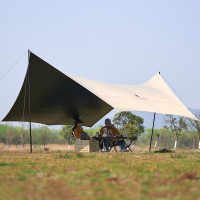 牧高笛 户外露营遮阳天幕俊庭530 NX22680014 和风沙