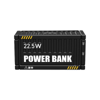 沃品(WOPOW)创意集装箱22.5W双向快充移动充电宝PD31曜目黑