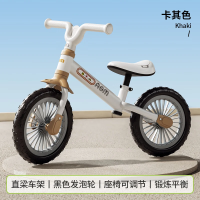 airud 儿童平衡车滑步车男女2-6岁无脚踏单车AMS711-6 咖色