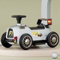 airud儿童四轮电动车3-6岁四轮滑行车8199[F1]迷迭蓝-升级蓝牙款