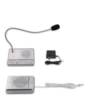 窗口双向对讲机大功率扩音对讲器 主机+10W方形分机