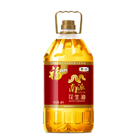福临门 食用油一级压榨 南派花生油4L桶