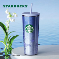 星巴克铃兰款双层吸管杯690ml - 11181725