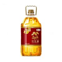 福临门 食用油一级压榨 南派花生油5L桶