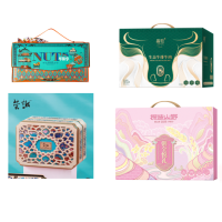 (春节套餐)华味亨御品臻礼1750g+晶牧牛排礼盒398型1230g+荣诚花漾六重奏712g+探味山野粥全悦礼1620g