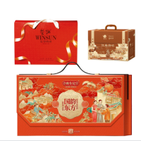 (春节套餐)姚生记-国韵东方坚果礼盒2.030千克+新大康-江南御味2600g+荣诚糕点-乐享缤纷580g