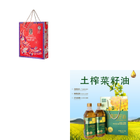 (春节套餐)臻味金牌·1550g福至礼盒+千岛纯瑶土榨菜籽油礼盒 (PET塑料瓶)1.5L*2