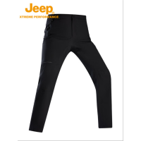 Jeep 男式两层冲锋裤 J432093091 品牌黑 3XL
