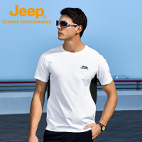 Jeep男式短袖T恤衫J522094502 鹭白 S