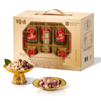 (春节产品)百草味罐装坚果零食礼盒(瑞和礼-开窗)1620g