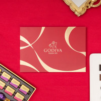 (春节产品)歌帝梵巧克力礼盒 精选18颗装 145g [腰封款]