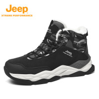 Jeep男式雪地靴P340911100 黑色 40码