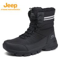 Jeep男式雪地靴P340911098 黑色 40码