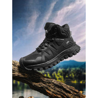 Jeep男式户外登山靴P440911001 黑色 43码