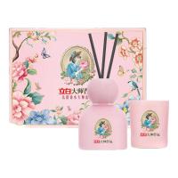立白大师香氛梦幻格拉斯玫瑰香氛礼盒(60g蜡烛+80ml香薰)