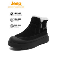Jeep男式雪地靴P440929007 黑色 44码