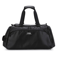 Jeep男士运动户外健身包多功能时尚训练包PP51X04058 黑色