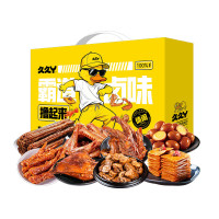 (春节产品)久久丫舞动鸭卤味礼盒390g